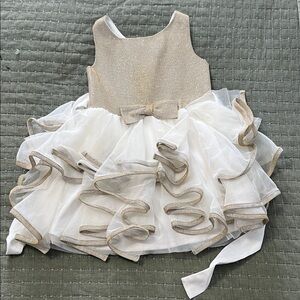 Biscotti White and Black Dress